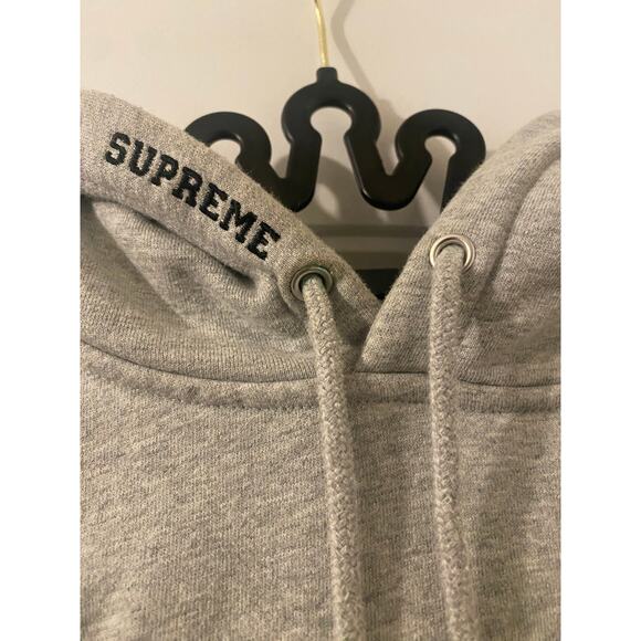 Supreme x Champion Heather Grey Pullover Hoodie Size Large - Picture 2 of 9